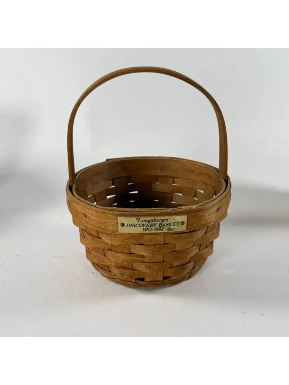 Longaberger 3 Handwoven Baskets Discovery Basket & 2 Accessory Baskets Ohio USA